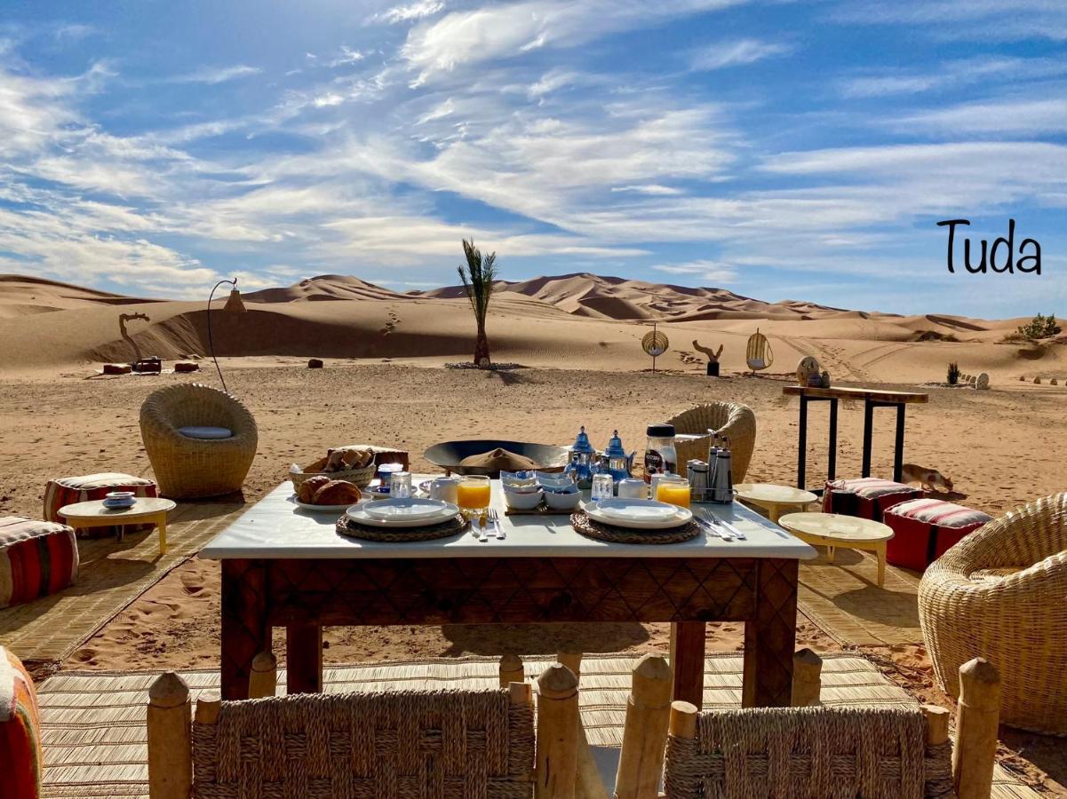 Hotel Tuda Luxury Camp Merzouga Exterior foto
